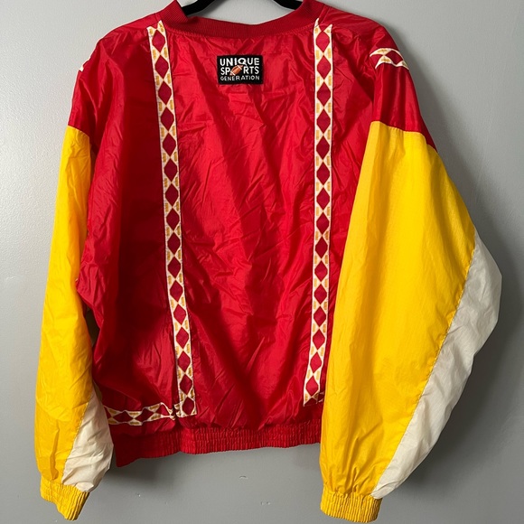 Vintage Unique Sports Kansas City Chiefs Pullover Rain Jacket Size Large - Picture 8 of 9